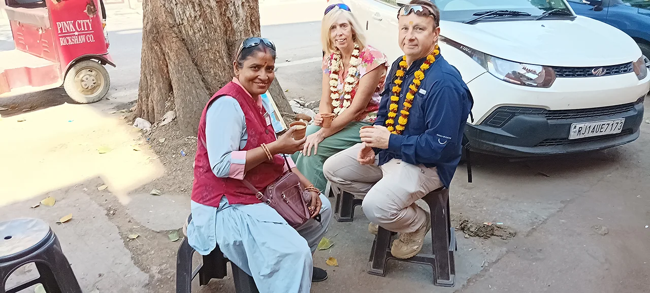 Tasting Tea in Kullhad