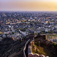 Sunrise at Nahargarh Hill
